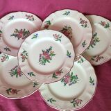 Set of dessert plates from the Lunéville manufacture