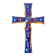 Enamelled Ceramic Cross François Lembo