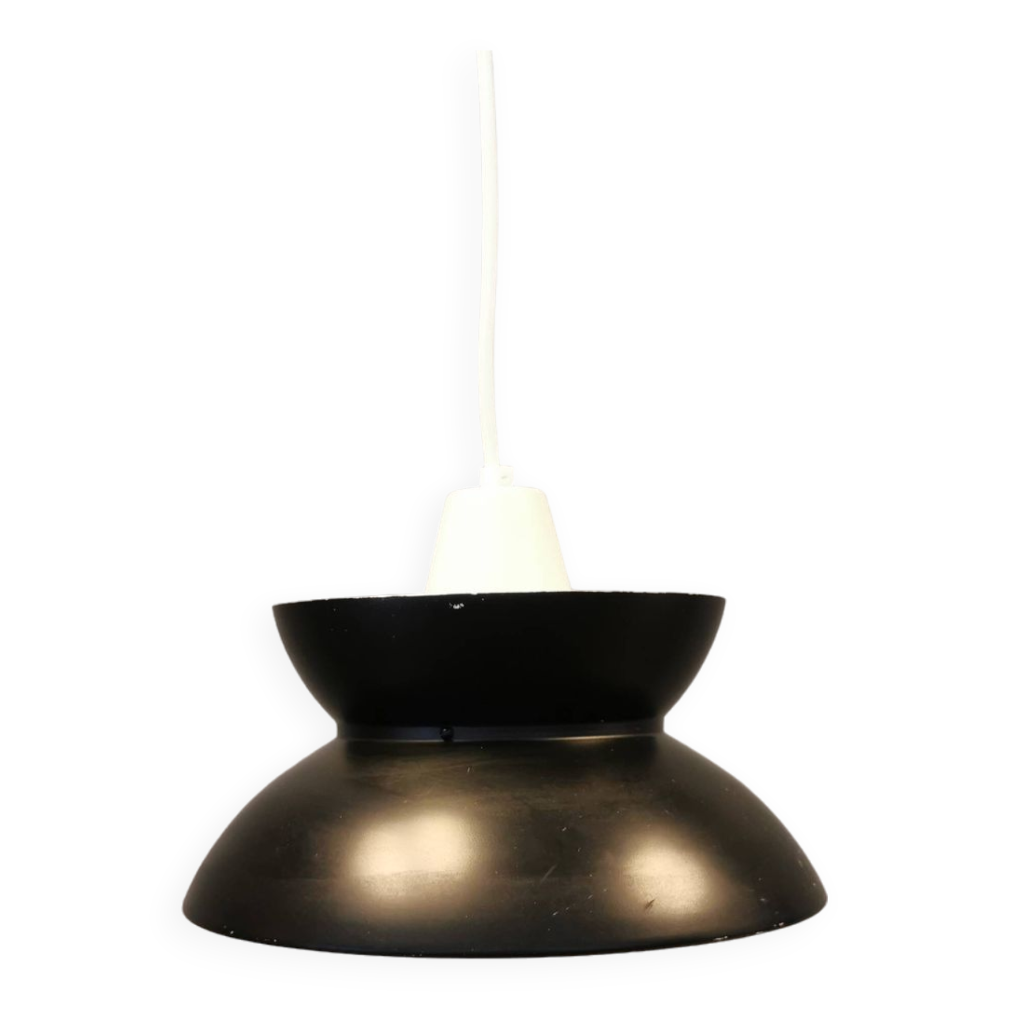 Navy hanging lamp, by Utzon for louis poulsen denmark 1960s