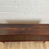 Scandinavian TV stand in rosewood signed Brouer, 60s