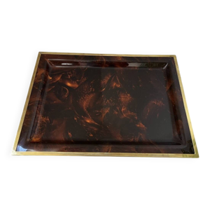Plateau vintage plexiglass - effet