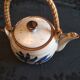 Vintage stoneware teapot