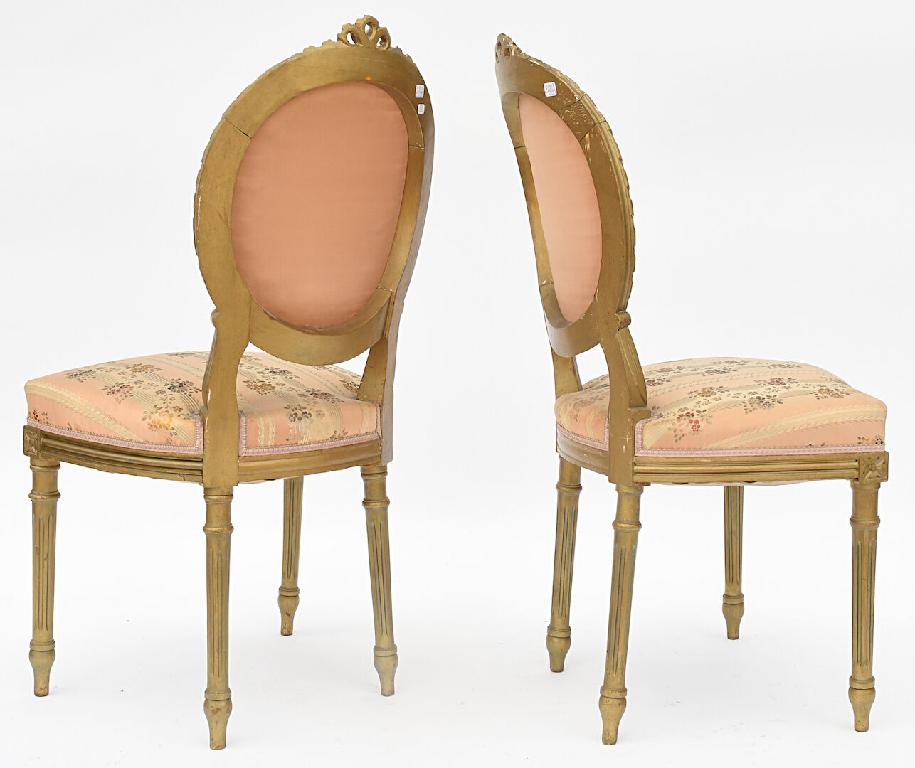 Gilded wooden living room in Louis XVI style