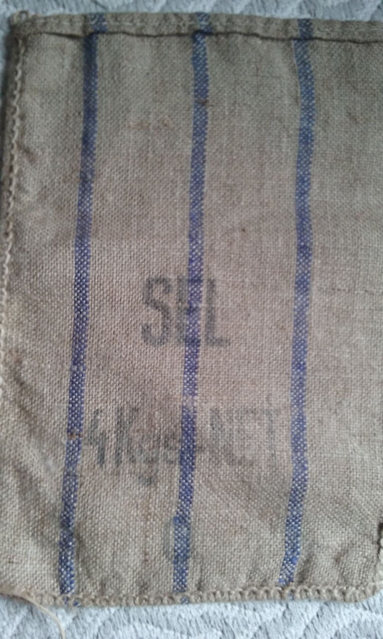 Old jute food bags