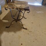 Table basse ancienne en aragonite
