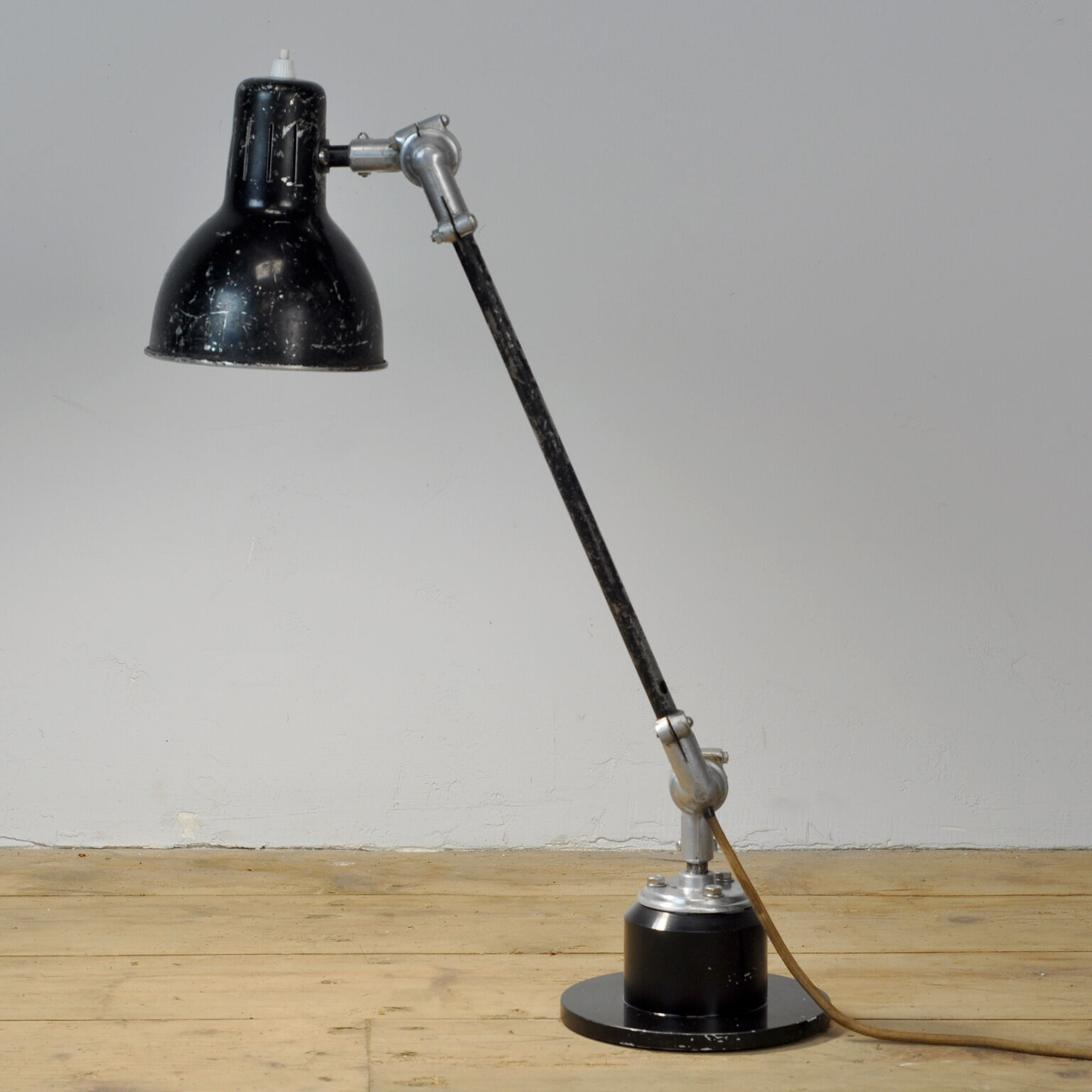 Industrial desk lamp by rijo, 1940s