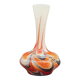 Vase Italy by Carlo Moretti 1970 opaline orange black