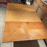 Coffee table with vintage Révélation system Design Albert Ducrot year 50/60