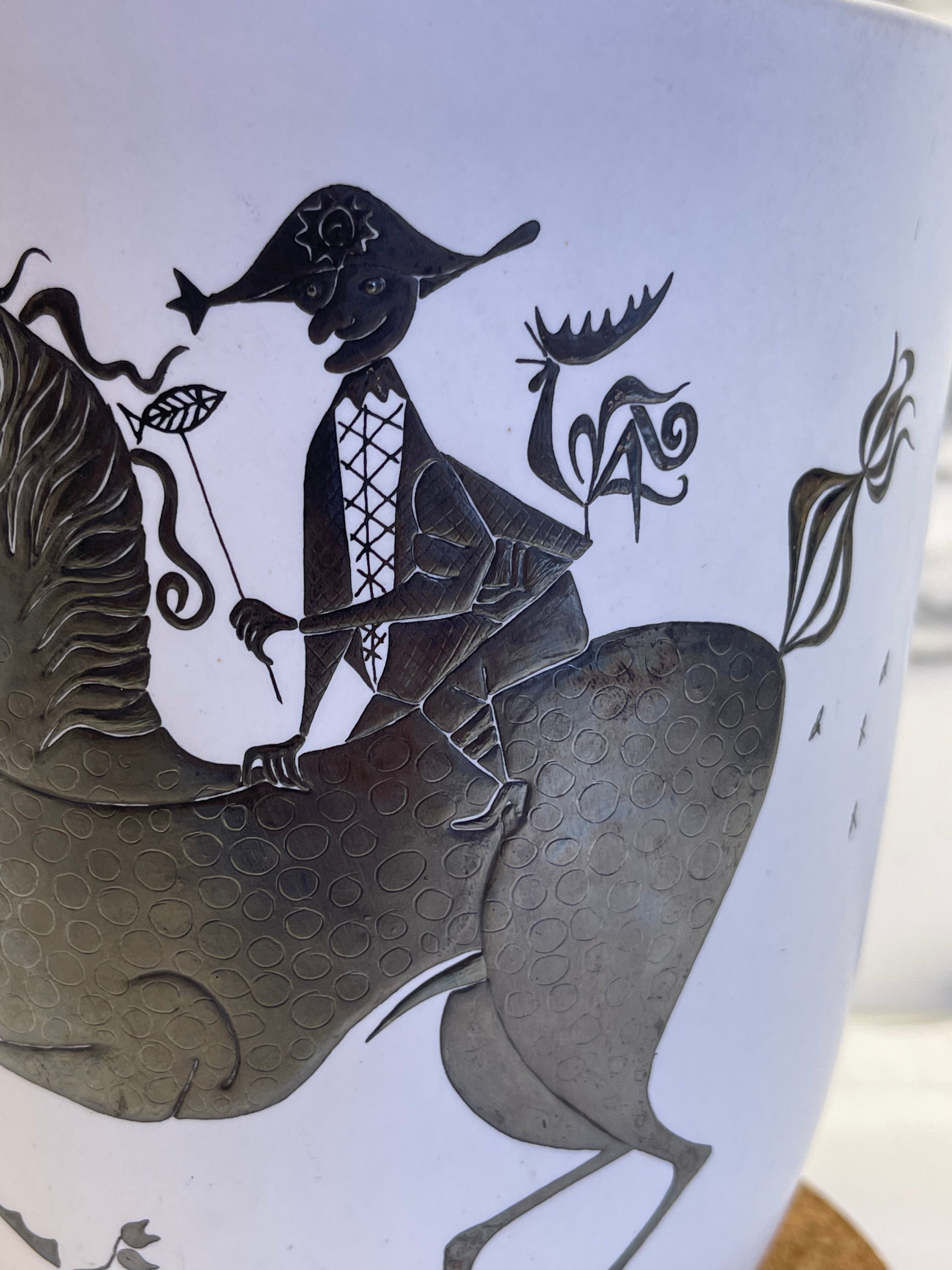 Stig Lindberg Gustavsberg pot cover