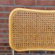 Ensemble de 4 Chaises vintage modèle Cesca B32 en chrome et bois