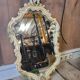 Antique Italian Ceramic Mirror