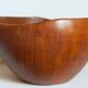 Solid wood cut bowl XXL freeform