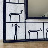 Mirror in ironwork of art