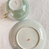 Japanese Nacrée porcelain coffee cups