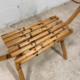 Vintage bamboo plant table