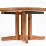 Table bois à rallonge / Extending dining table by Raine DAUMILLER