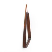 Vintage mirror with a teak frame, 1960s.