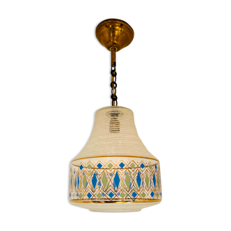 Vintage granite glass pendant lamp