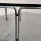 Horst Brüning coffee table for Kill International, glass and metal 70s