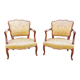 Paires de fauteuils cabriolets de style
