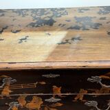 Chest of drawers with 3 drawers, Chinese decor, 20th century.