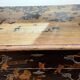 Commode 3 tiroirs décors chinois XX eme