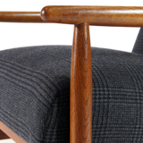 Danish vintage retro chair Ejvind Johansson FDB in teak