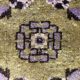 Antique Chinese Pao Tao Rug 145x68 cm, Wool, Gold and Brown