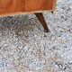 Vintage oak chest of drawers feet compass and fins of the 50s 2 doors 1 drawer