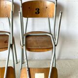 Chaises d'école, lot de 6