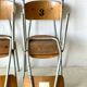 Chaises d'école, ensemble de 6