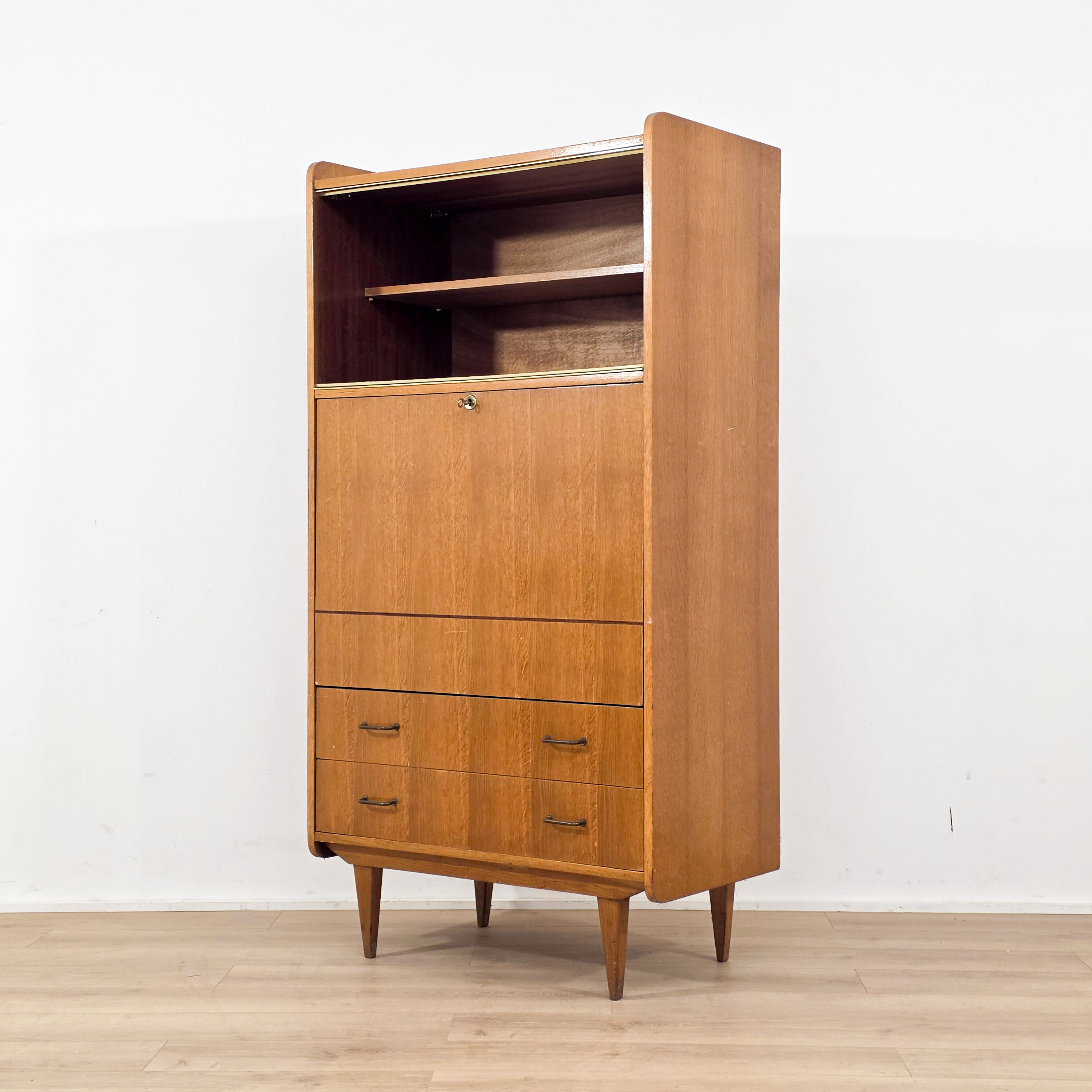 Scandinavian teak secretary – Nordic design, 1960s