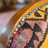 Pair of Roche Bobois armchairs — limited edition in oriental kilim