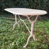 Bistro table with marble plaque