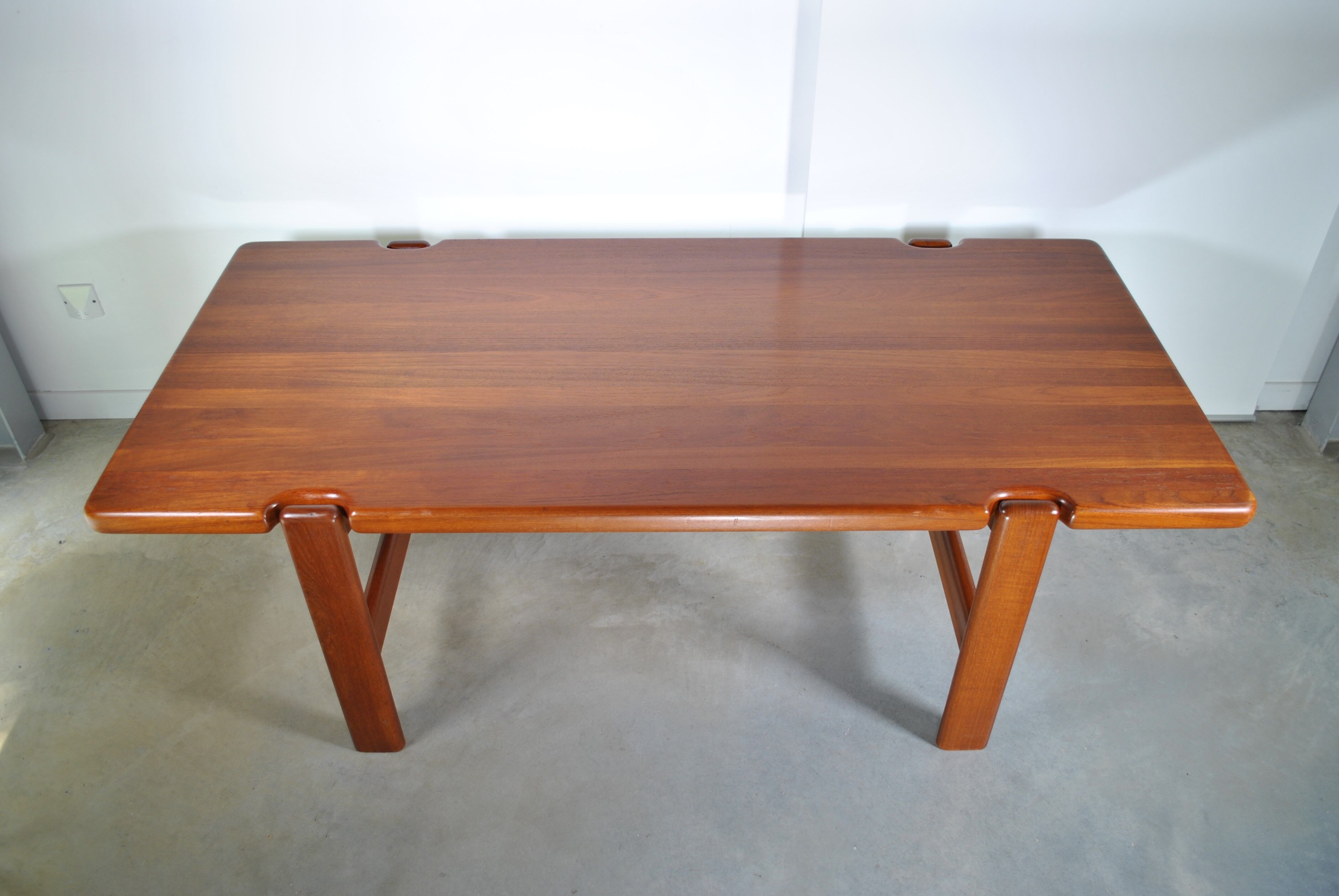 Danish teak coffee table by Niels Bach