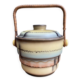 Art deco ceramic candy or cookie jar
