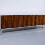 ROSEWOOD MARBLE SIDEBOARD FLORENCE KNOLL 1960s KNOLL INTERNATIONAL É