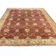 Indian Ziegler Rug, Large Rust Wool Handknotted Carpet, Livingroom Rug