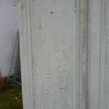 Pair of closet door old green patina