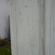 Pair of closet door old green patina