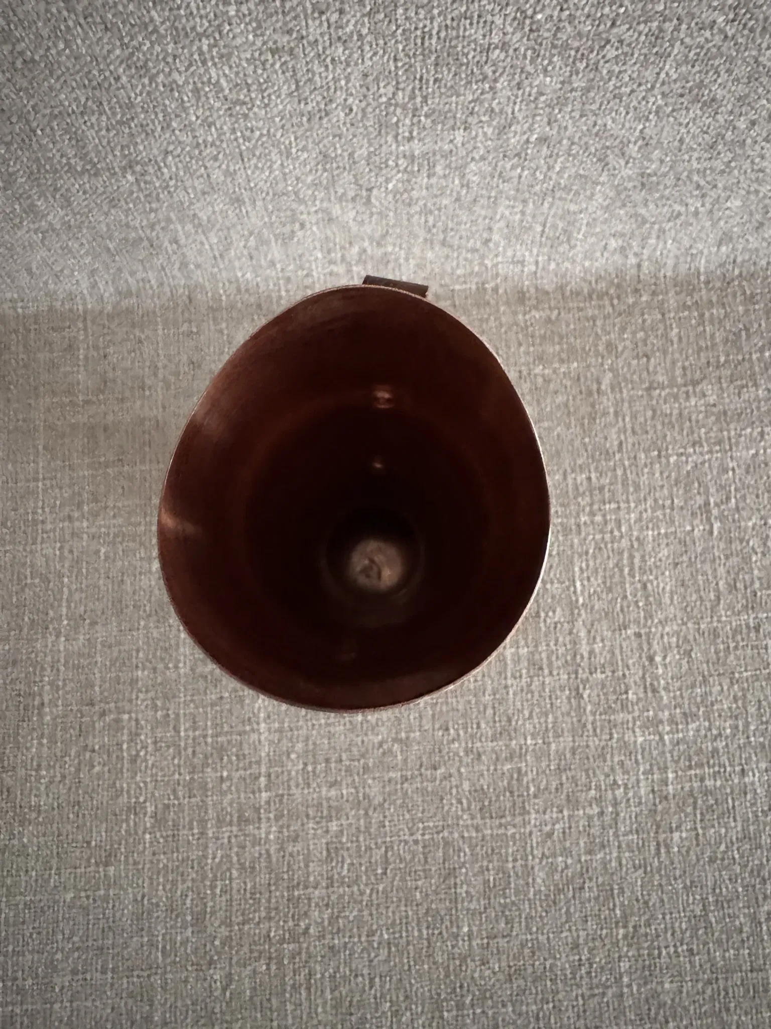 Dahlmann vase in copper, mid-century modern Scandinavian from the 50s/60s.