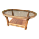 Vintage rattan coffee table