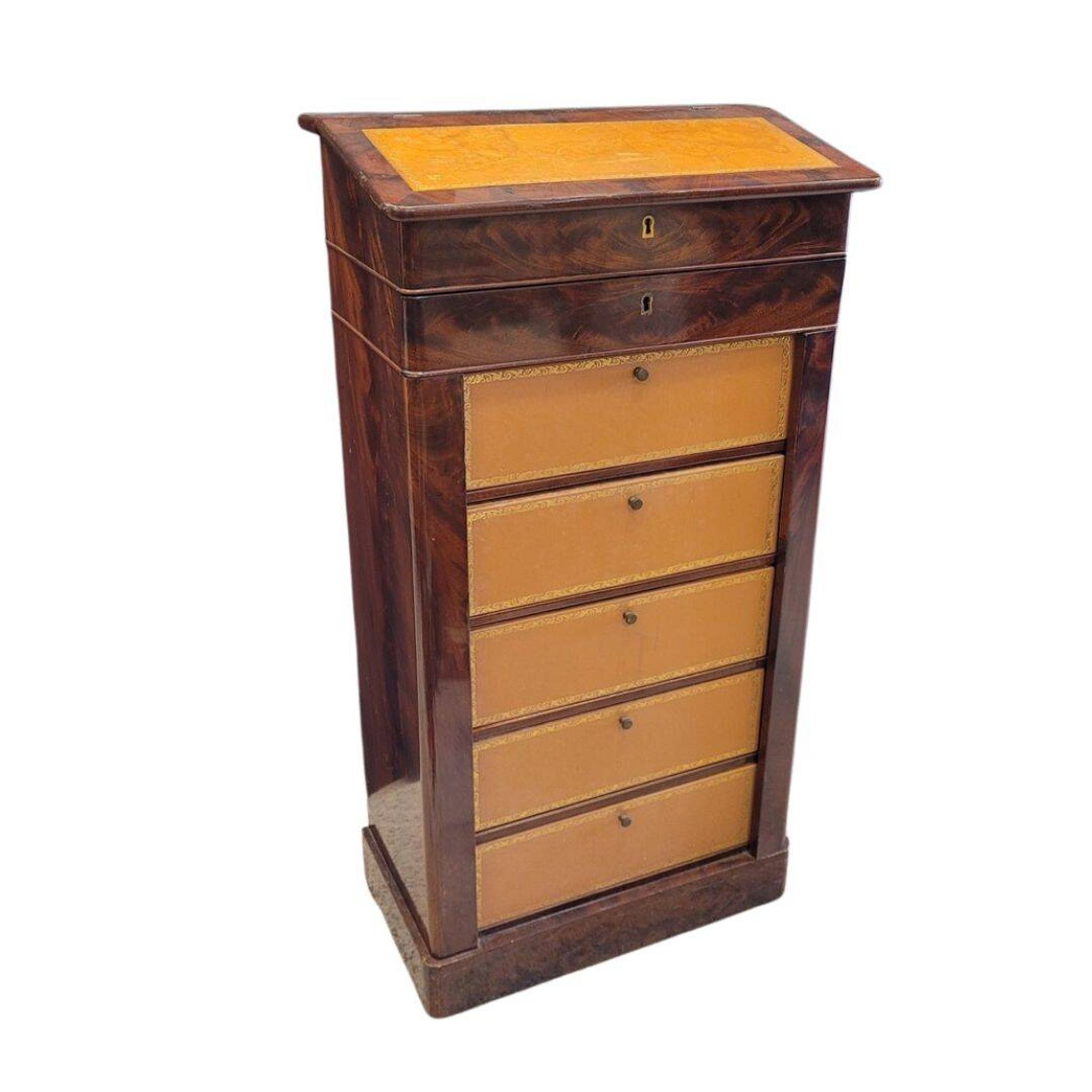 Meuble cartonnier - Bureau, Style transitionnel, 19e siècle - France