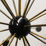 Sputnik chandelier 24 arms black