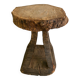 Tabouret brutaliste de chalet 