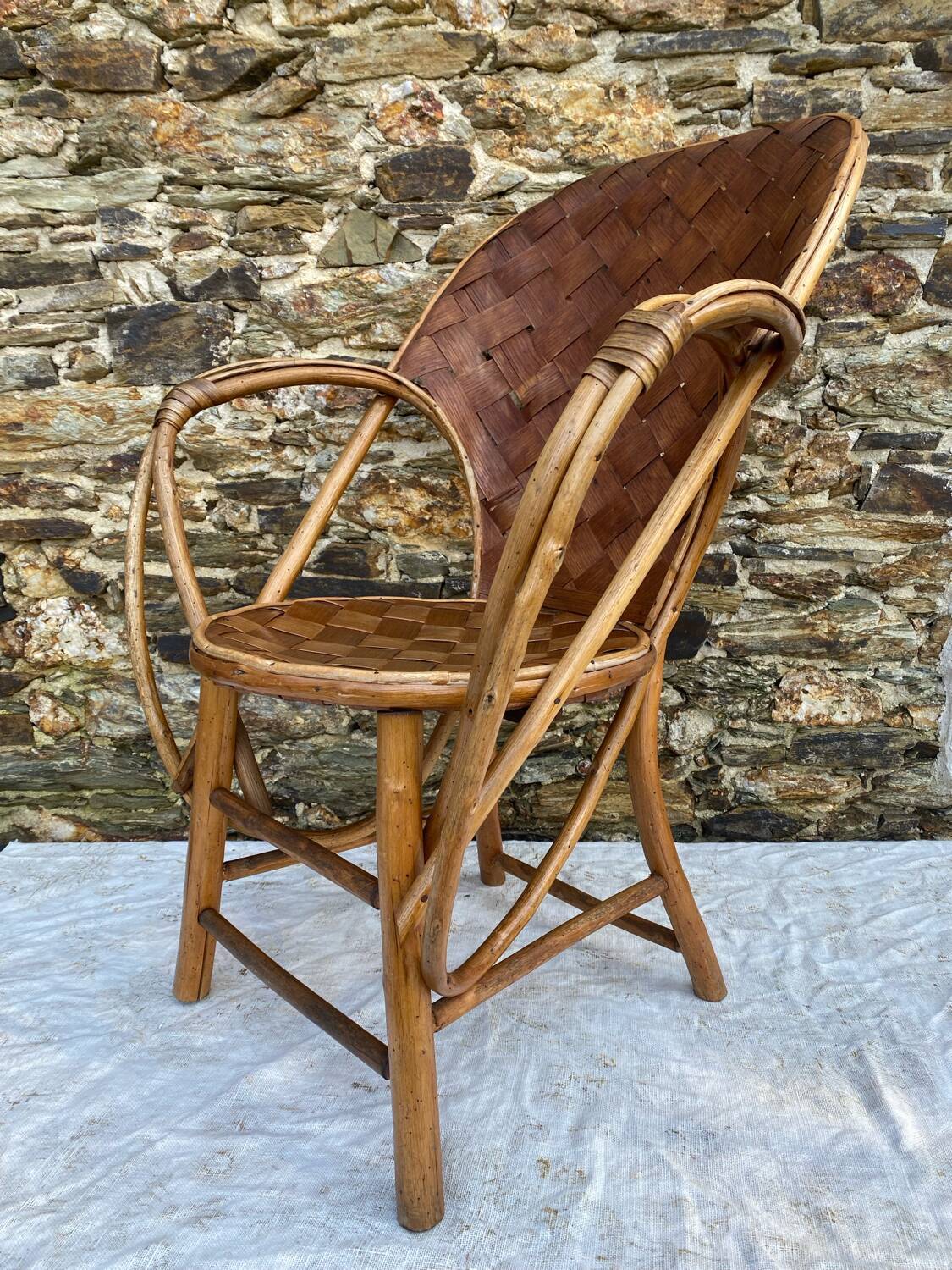 Chestnut armchair