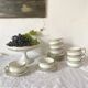 Antique fruit bowl, footed bowl in Limoges porcelain - Perrier Paris