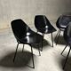 Set of 4 Pierre Guariche Coquillage chairs