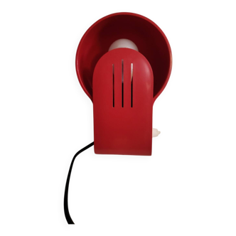 Lampe vintage Panda GUZZINI- Ambrogio Pozzi  rouge