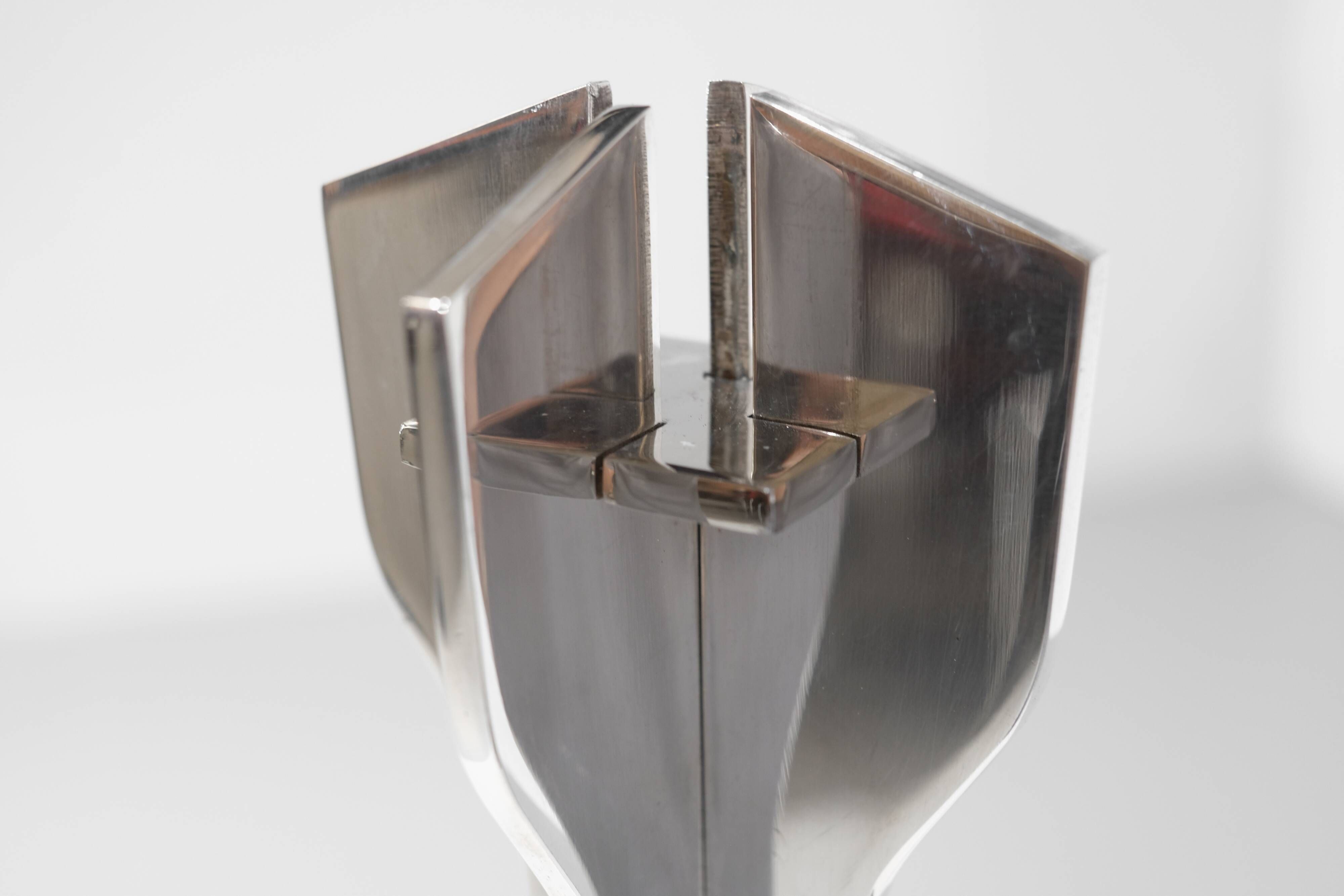 Candle holder by Marcel Breuer for Gavina, Italy, 1960s.